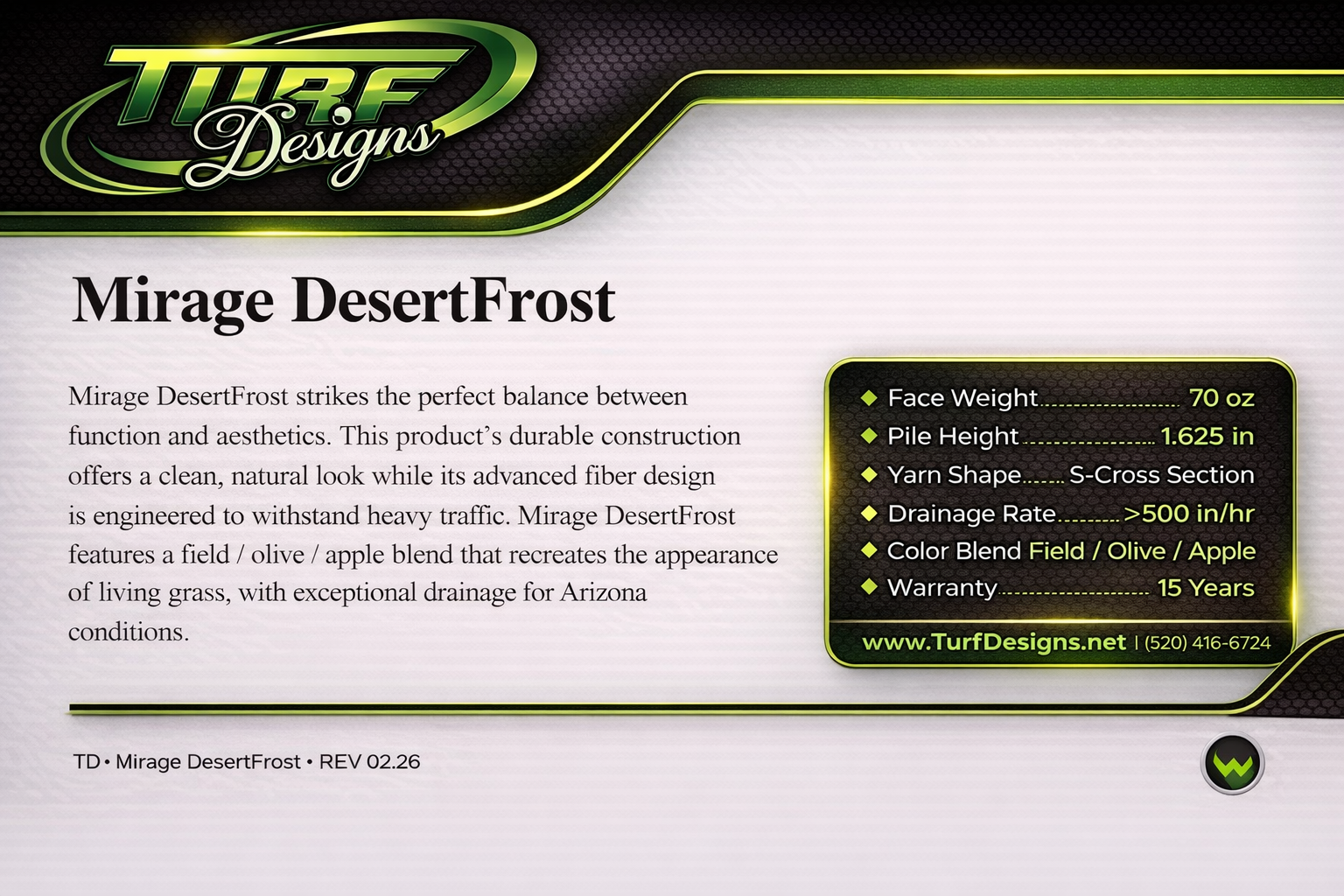 Mirage DesertFrost